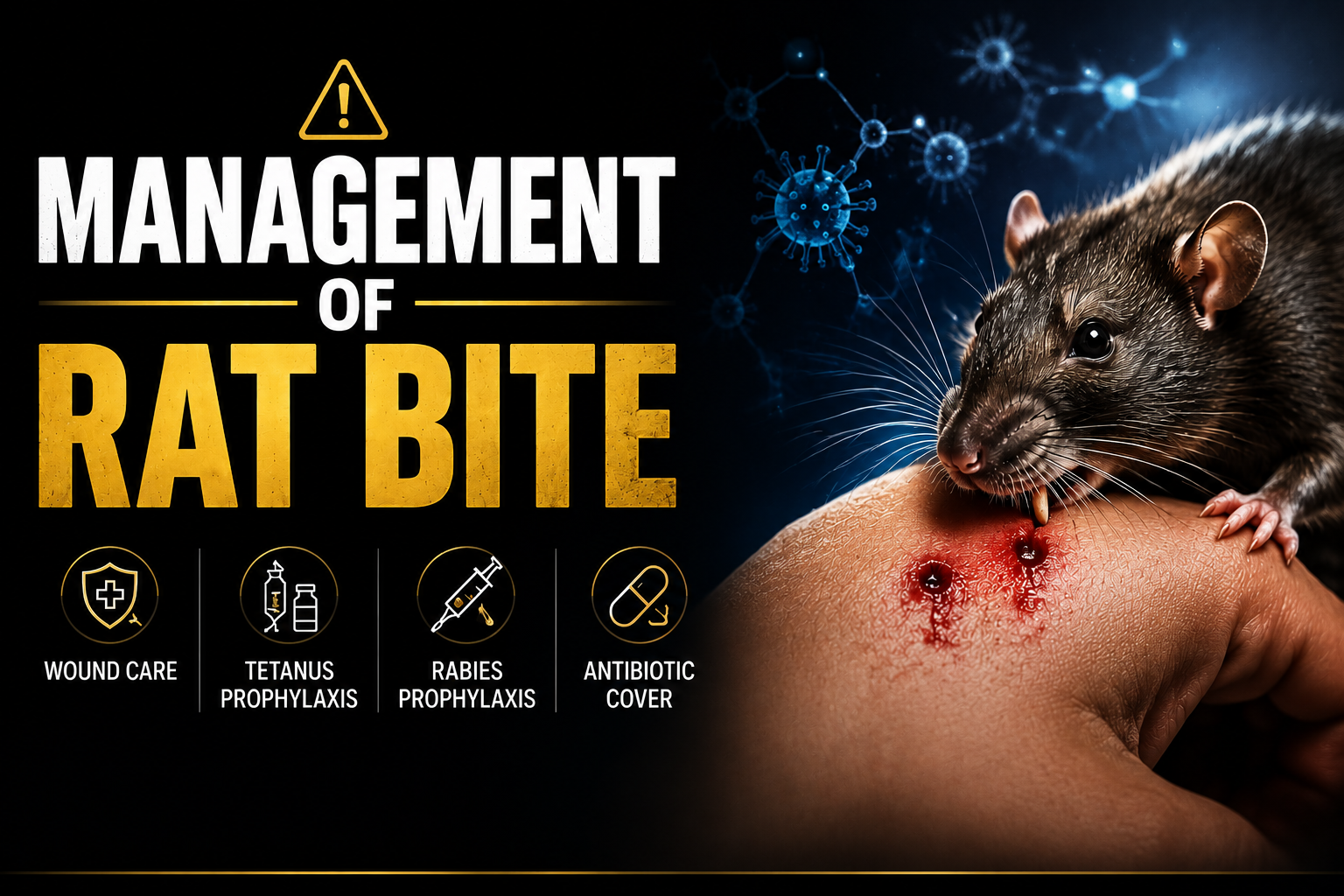 Management of Rat bite