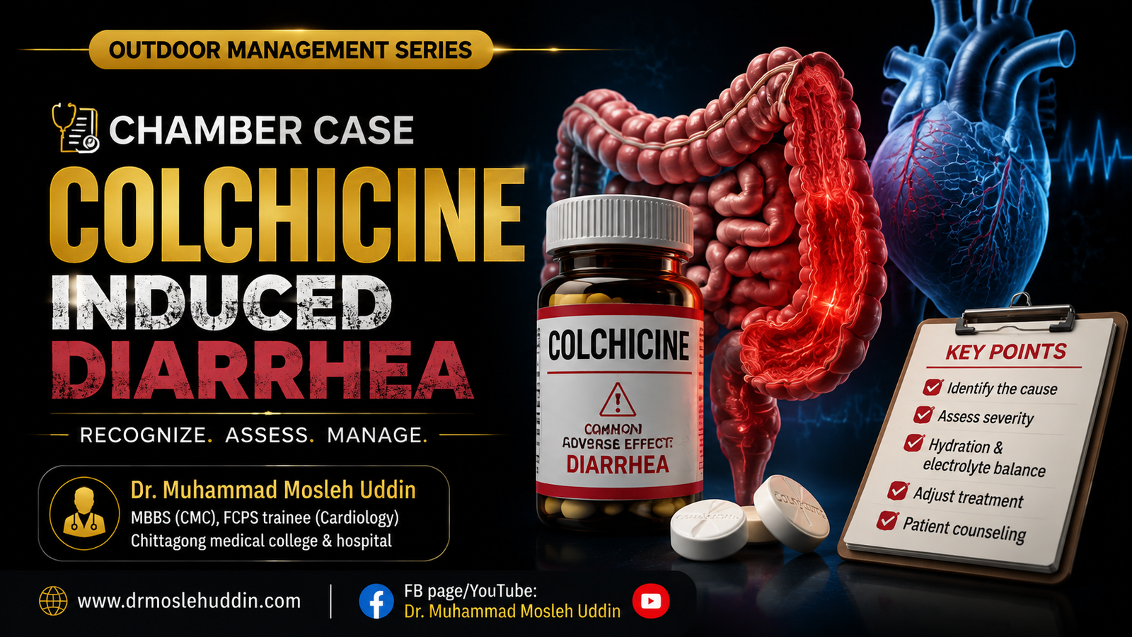 Colchicine induced Diarrhea